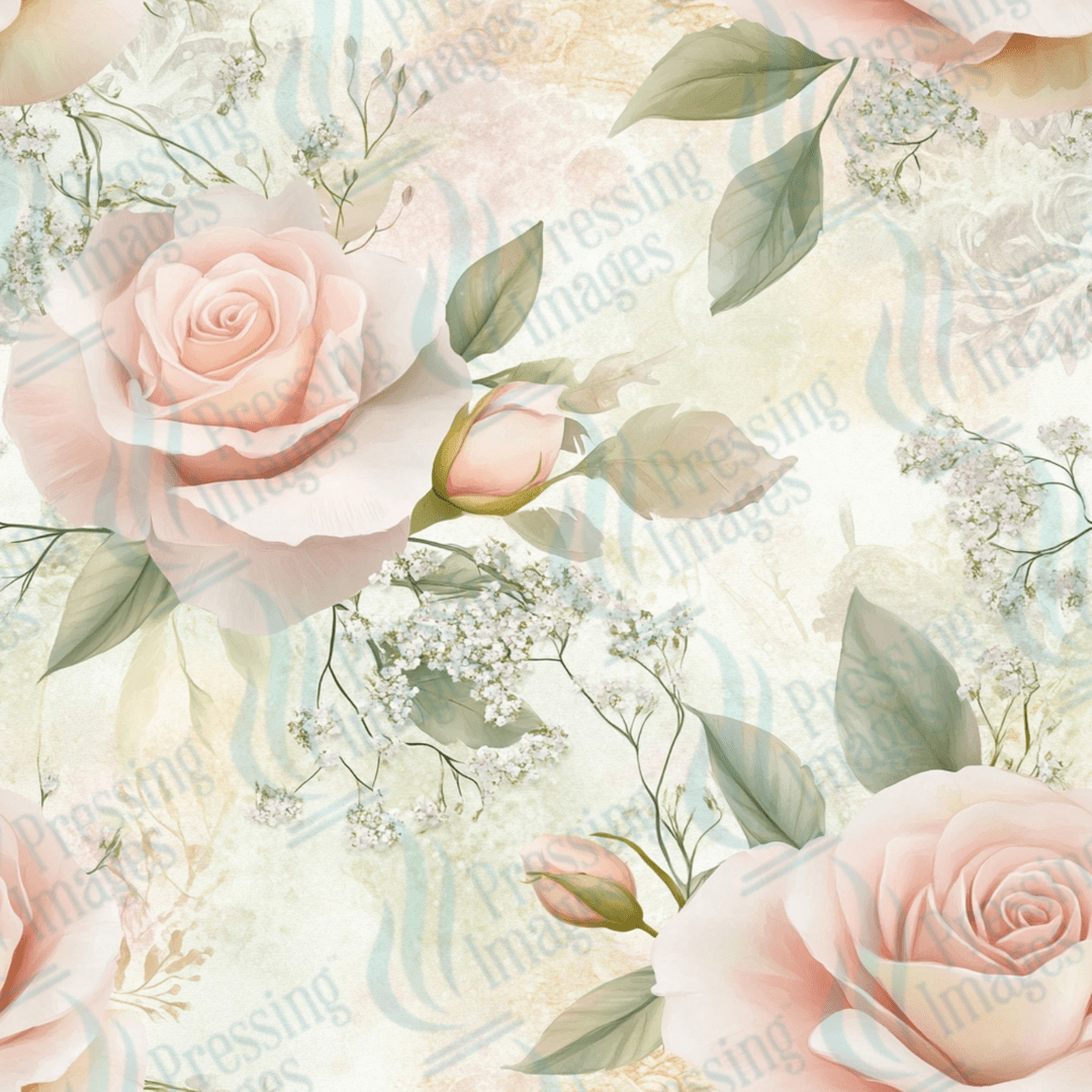 VP 1017 Sage and Roses - Pressing Images