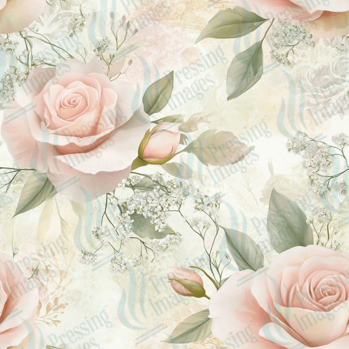 VP 1017 Sage and Roses - Pressing Images