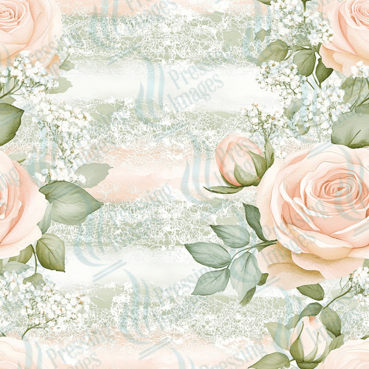 VP 1017 Sage and Roses - Pressing Images