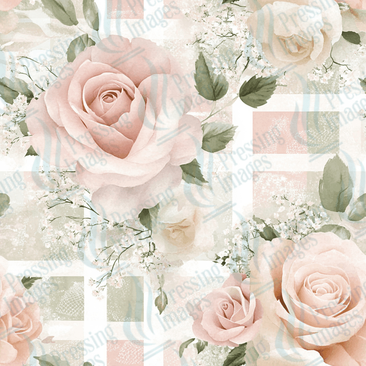 VP 1017 Sage and Roses - Pressing Images