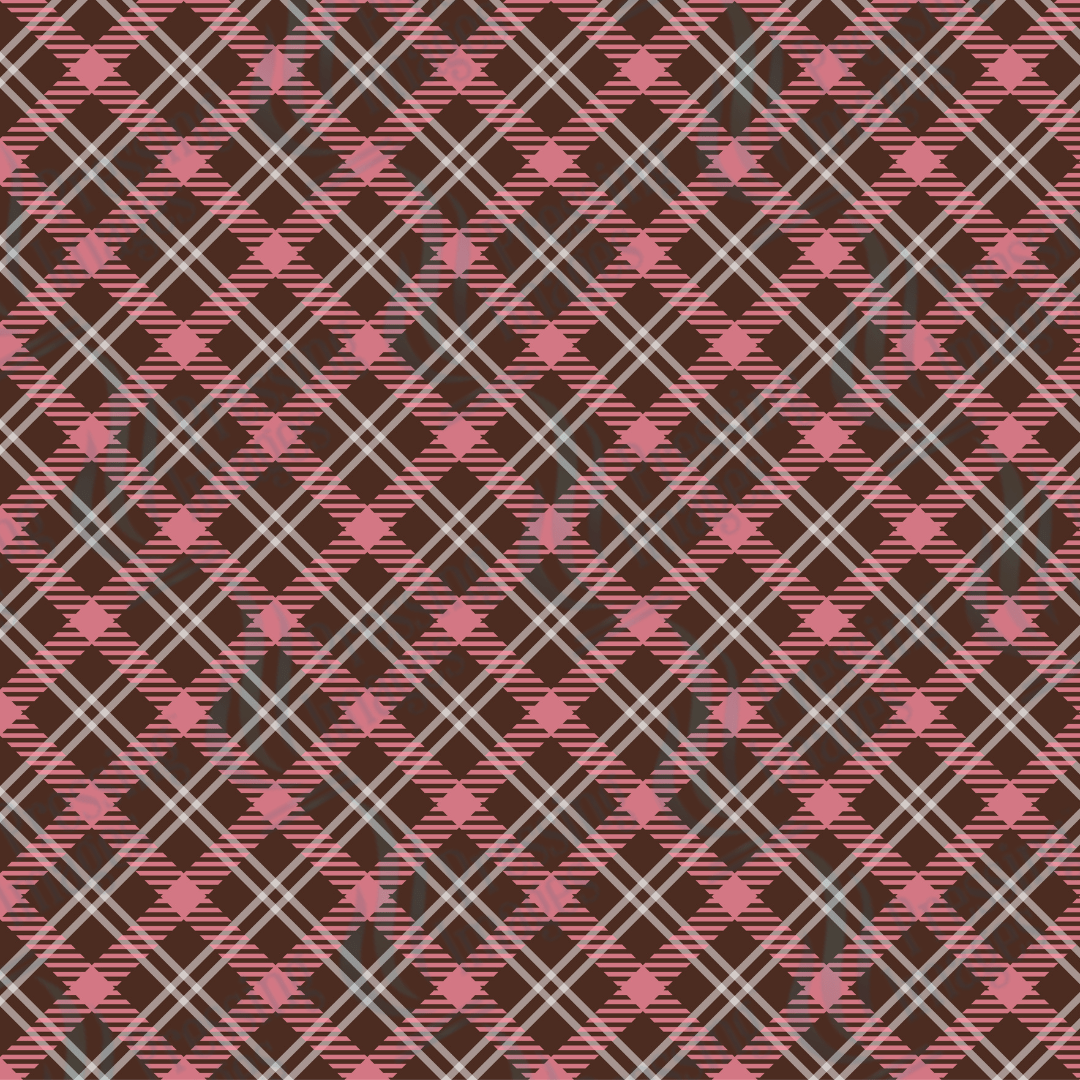 VP 1020 Pink and Brown Plaid - Pressing Images