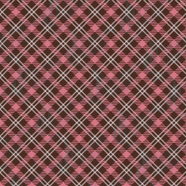 VP 1020 Pink and Brown Plaid - Pressing Images