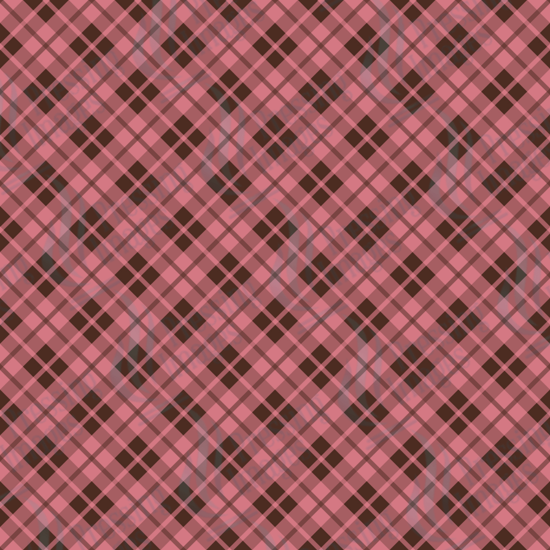 VP 1020 Pink and Brown Plaid - Pressing Images