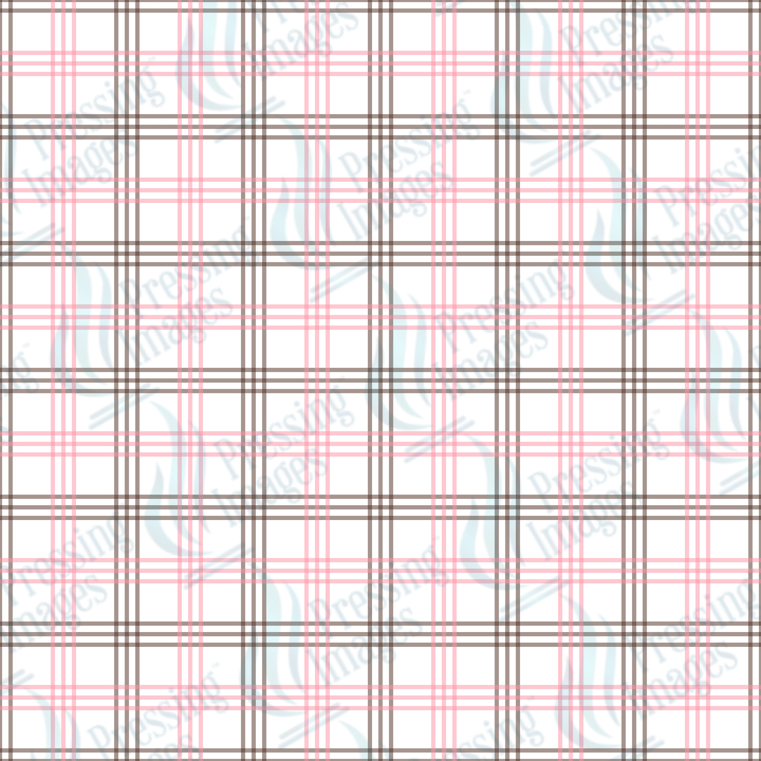 VP 1020 Pink and Brown Plaid - Pressing Images