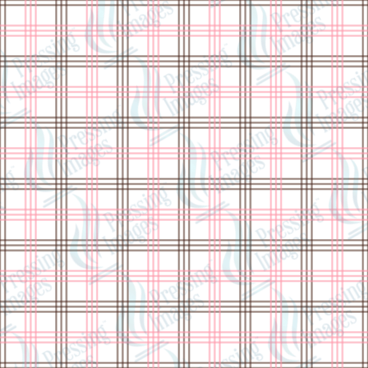 VP 1020 Pink and Brown Plaid - Pressing Images