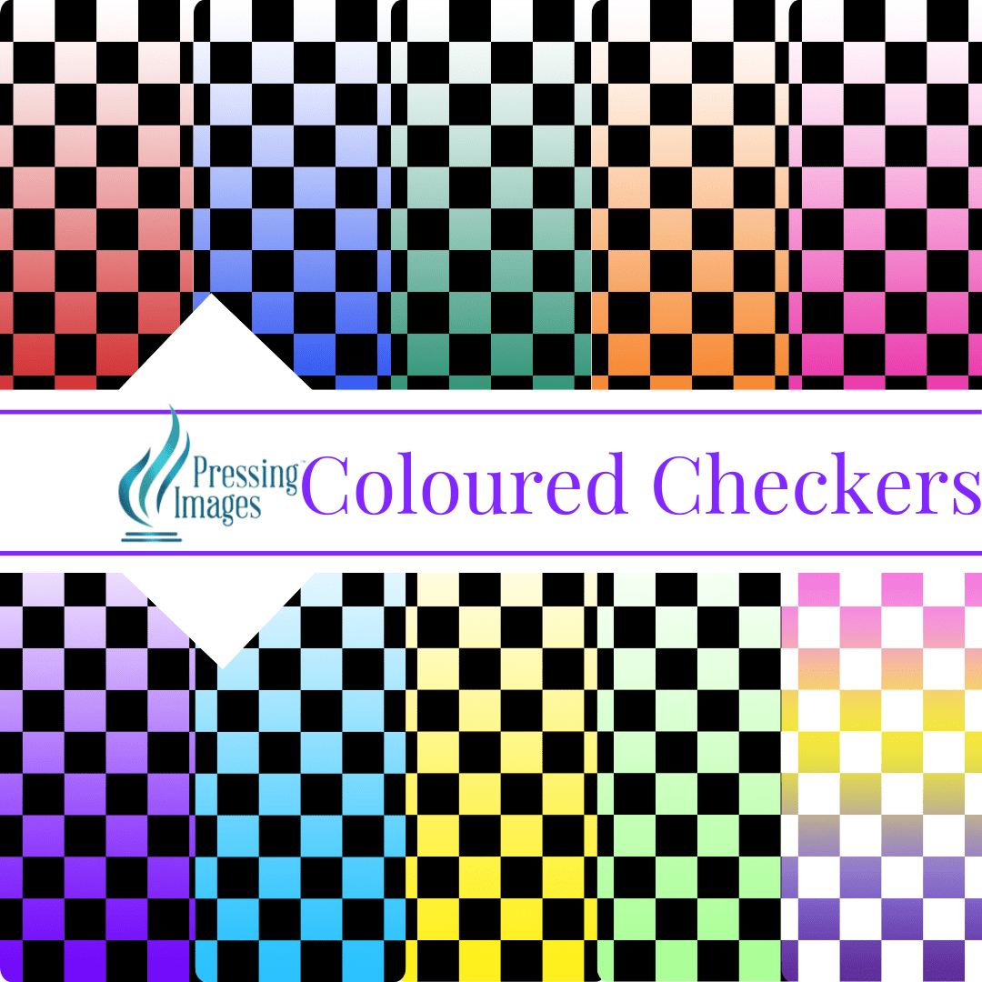 VP 1021 Coloured Checkers - Pressing Images
