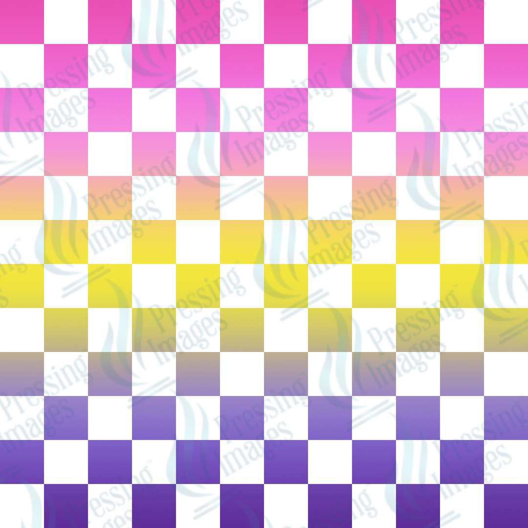 VP 1021 Coloured Checkers - Pressing Images