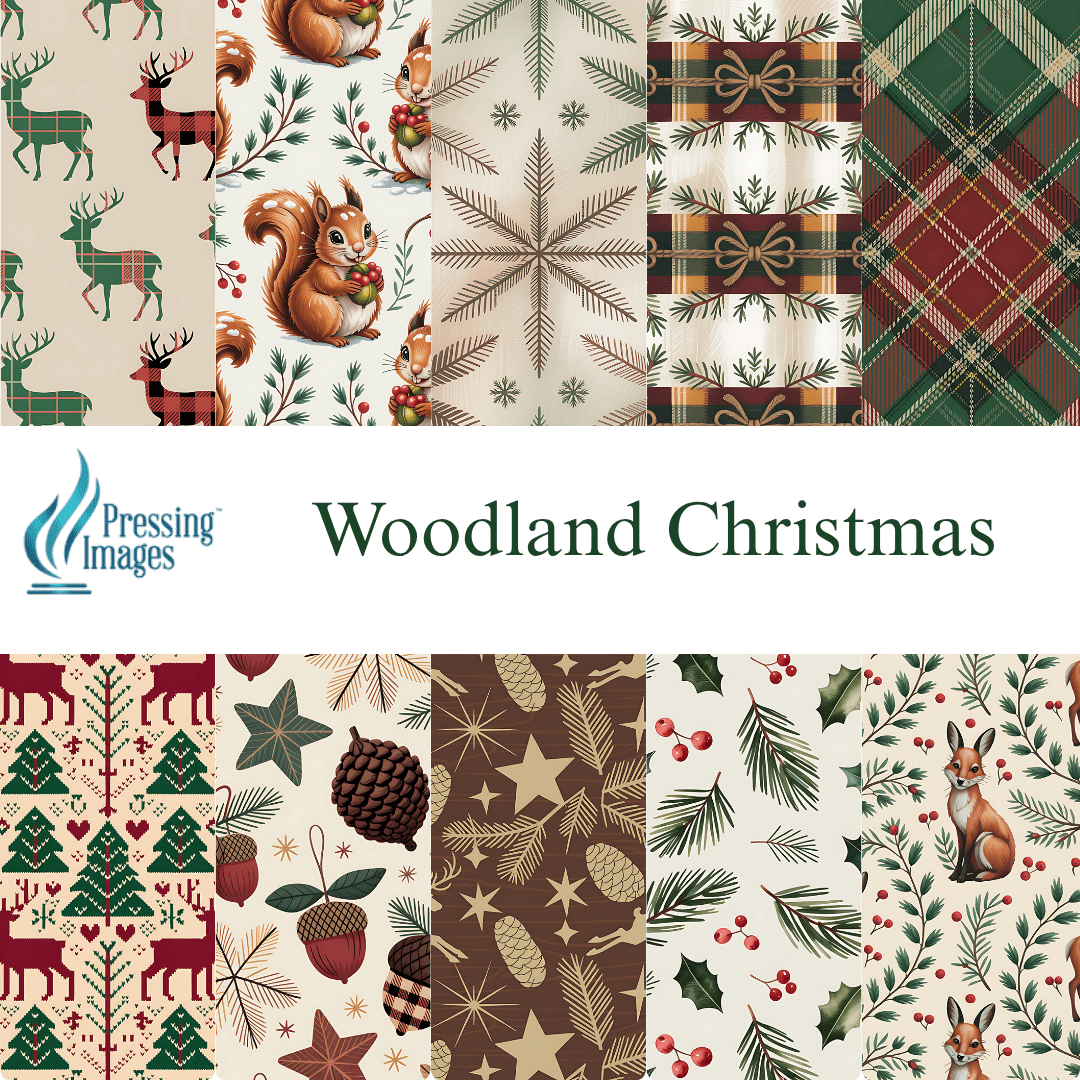VP 1025 Christmas Vinyl Sheet Packs - Pressing Images