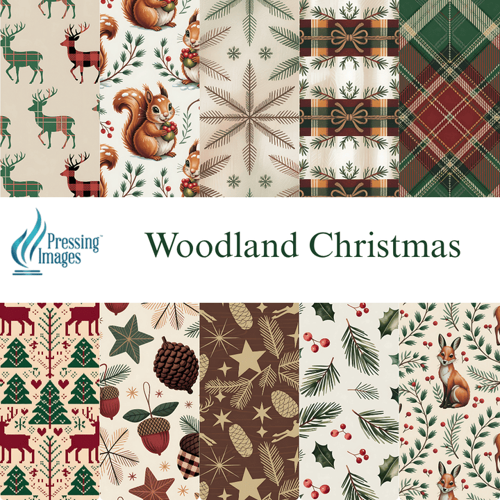VP 1025 Christmas Vinyl Sheet Packs - Pressing Images