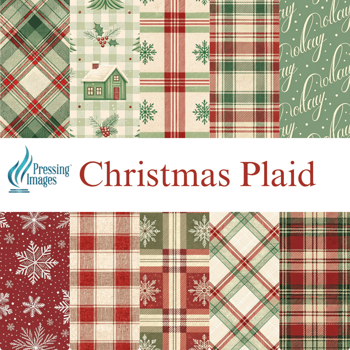 VP 1025 Christmas Vinyl Sheet Packs - Pressing Images