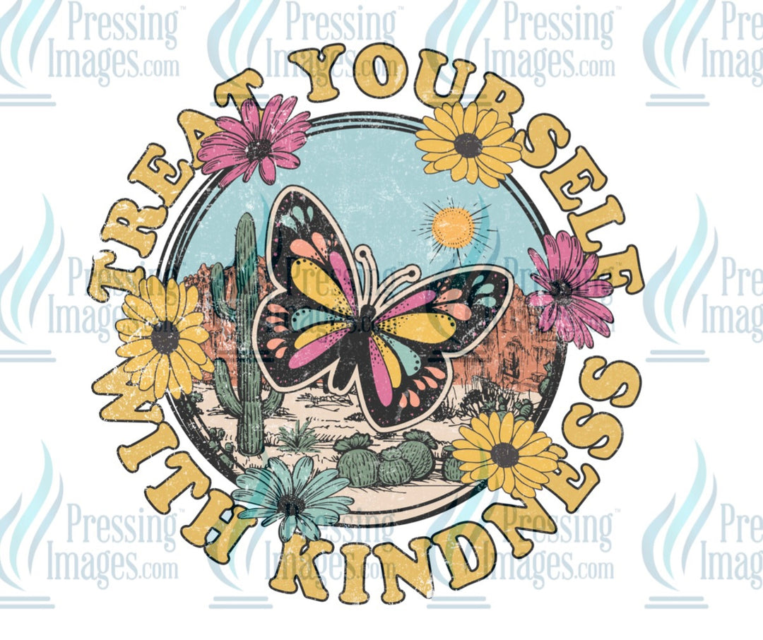Decal: Treat Yourself with Kindness