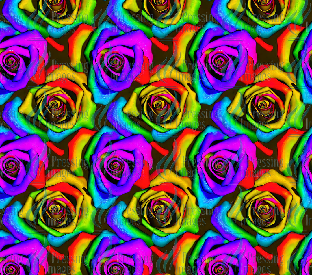 rainbow roses sublimation/vinyl wraps