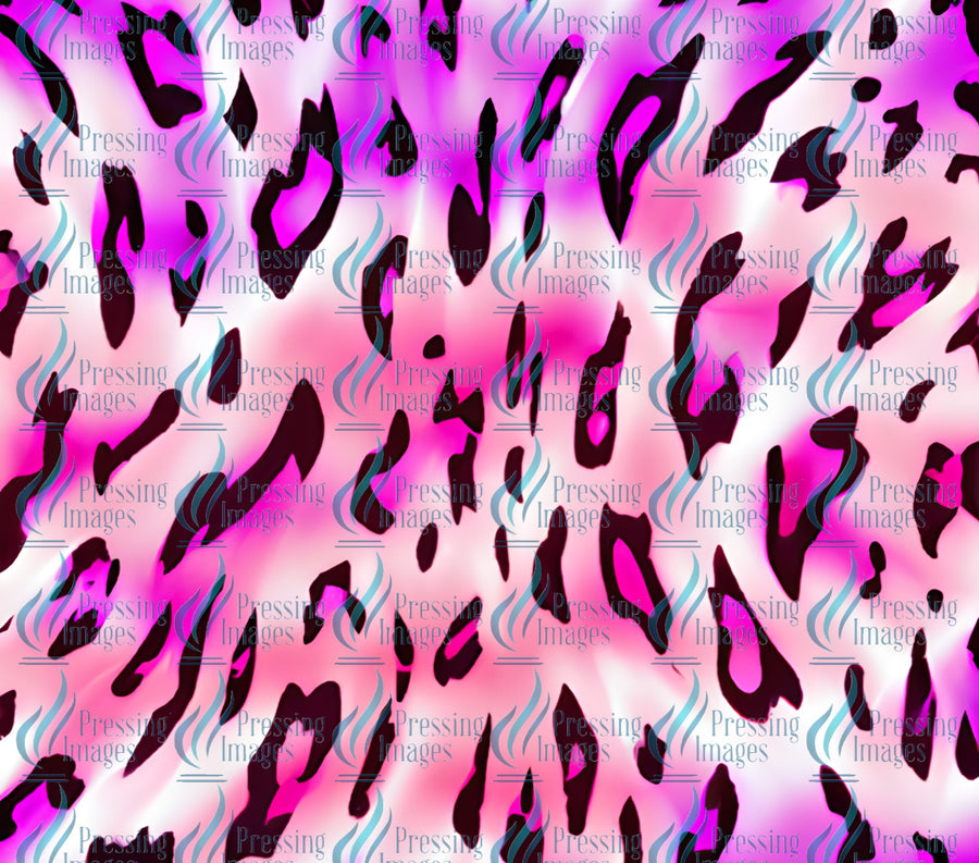 abstract leopard pattern with purple and pink colouring. Tumbler wrap for sublimation, epoxy and vinyl use