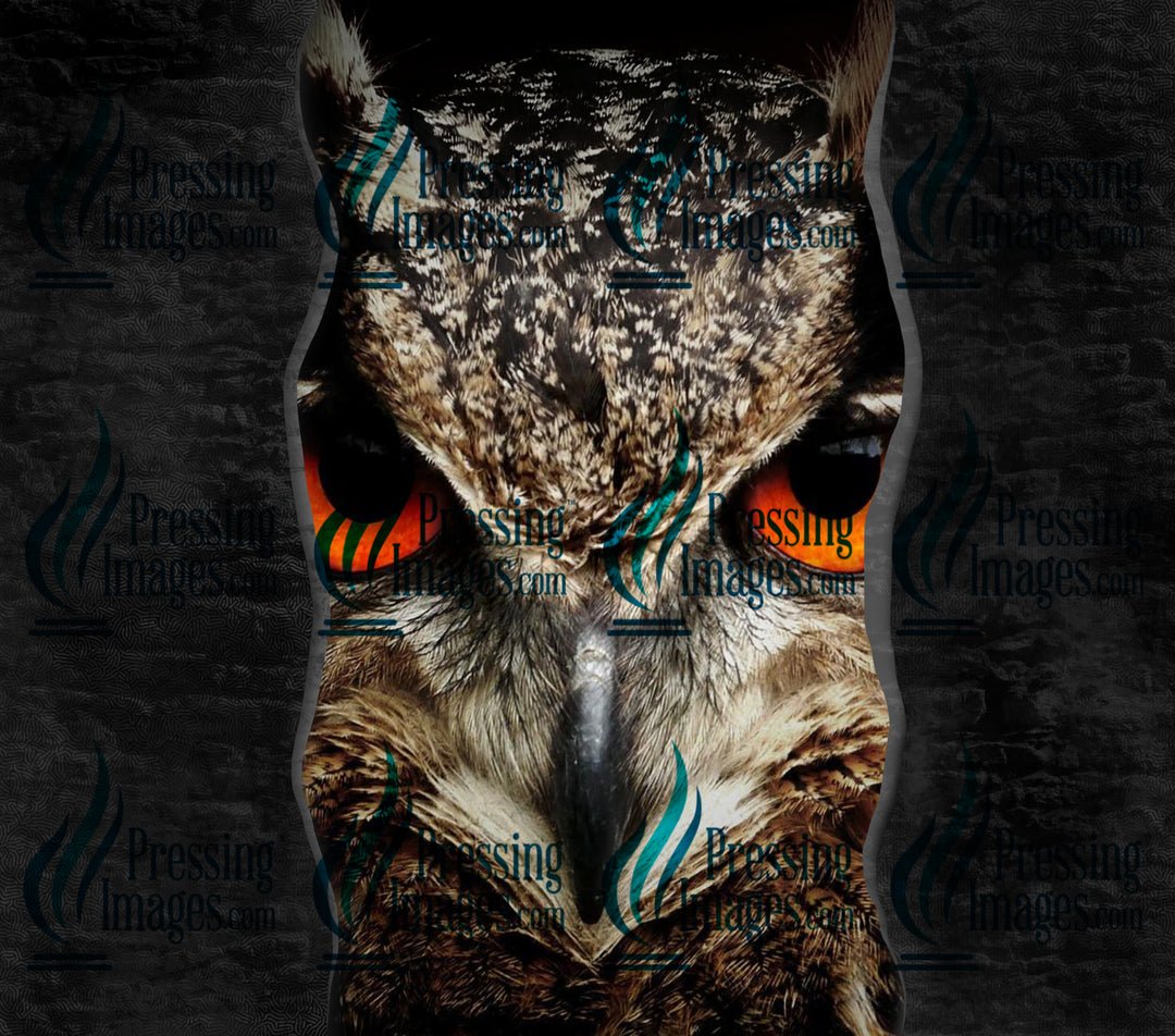 1082 Black Owl Tumbler Wrap