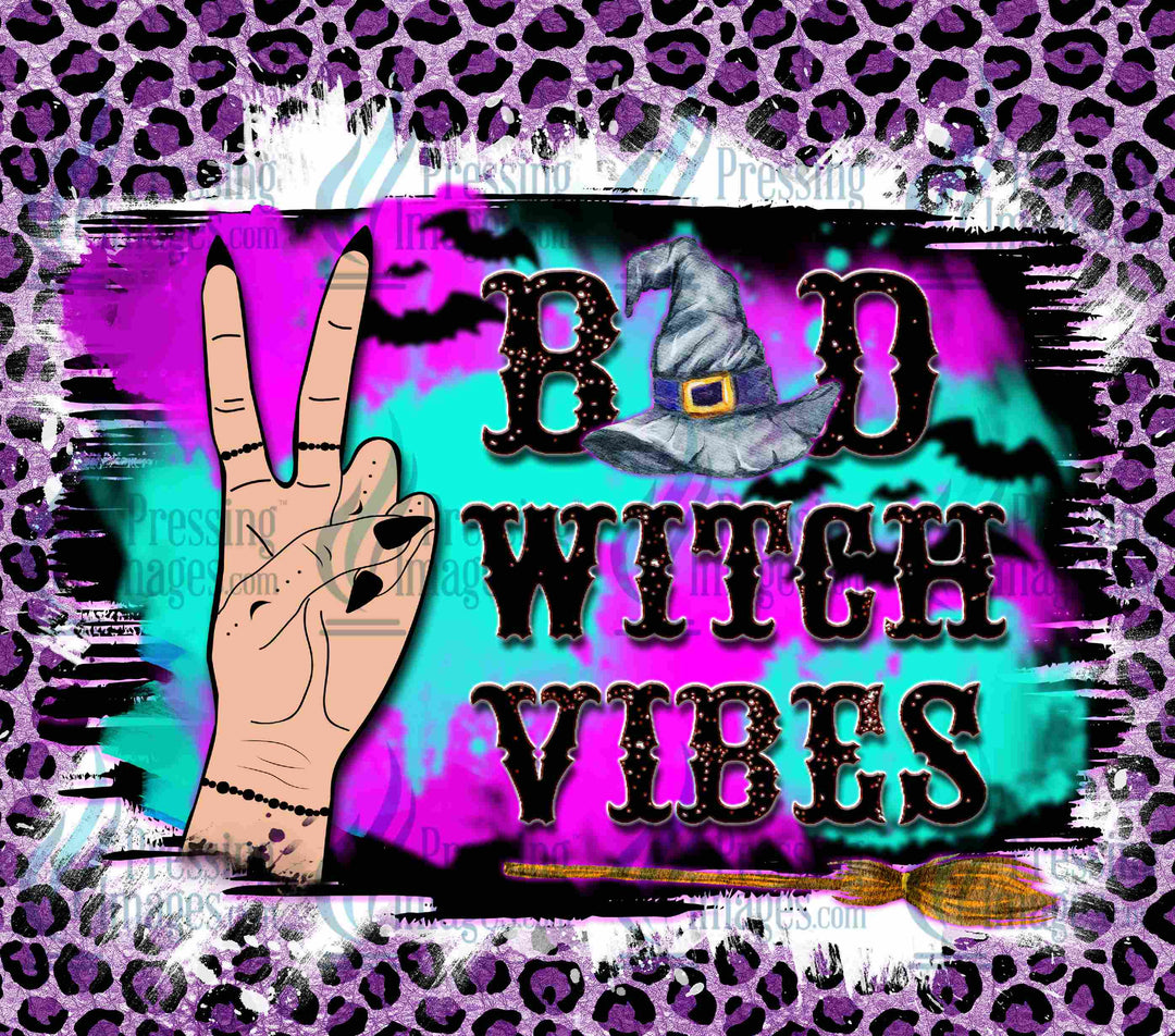 1105 Bad Witch Vibes Tumbler Wrap