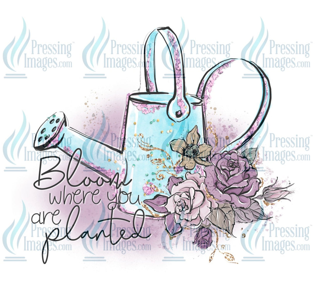 Decal:  Bloom where you are planted