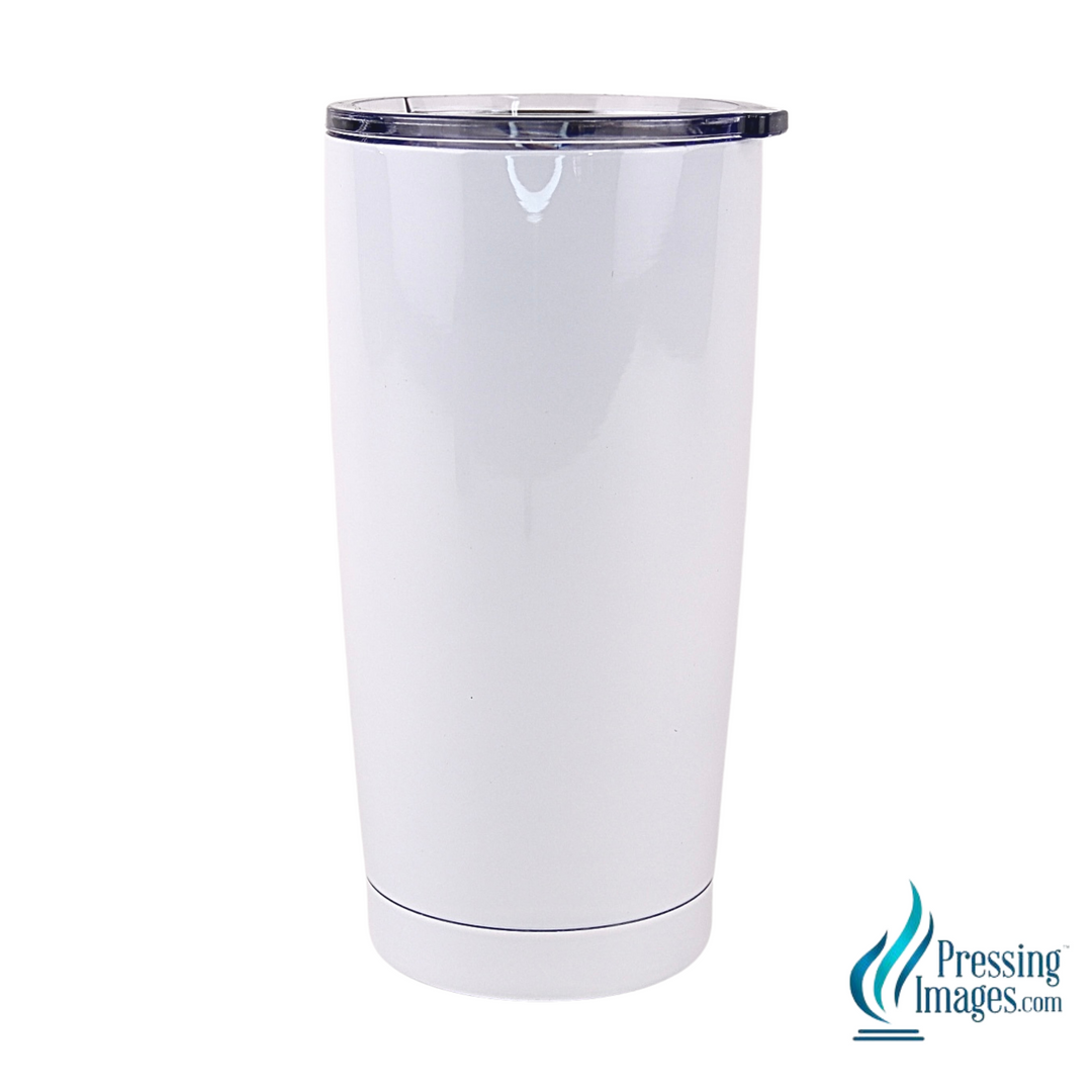 20oz Classic White Tumbler- sub ready <p>- STRAW NOT INCLUDED