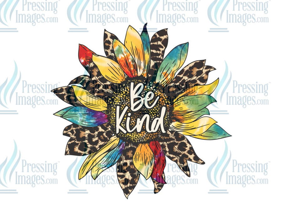 Decal: Be Kind - sunflower