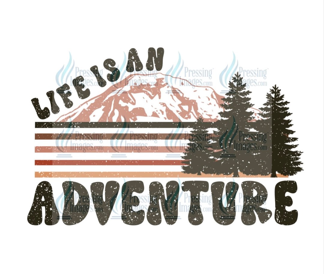 Decal: 4121 Life is an adventure