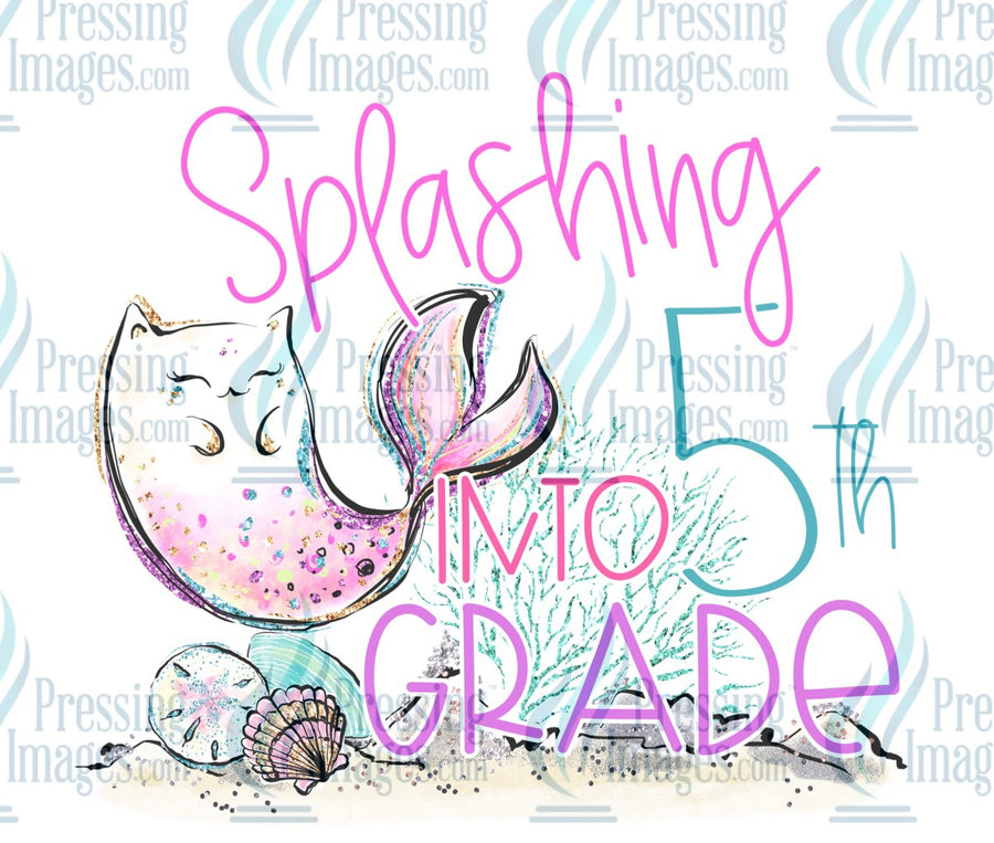 Decal: Splashing into 5th grade