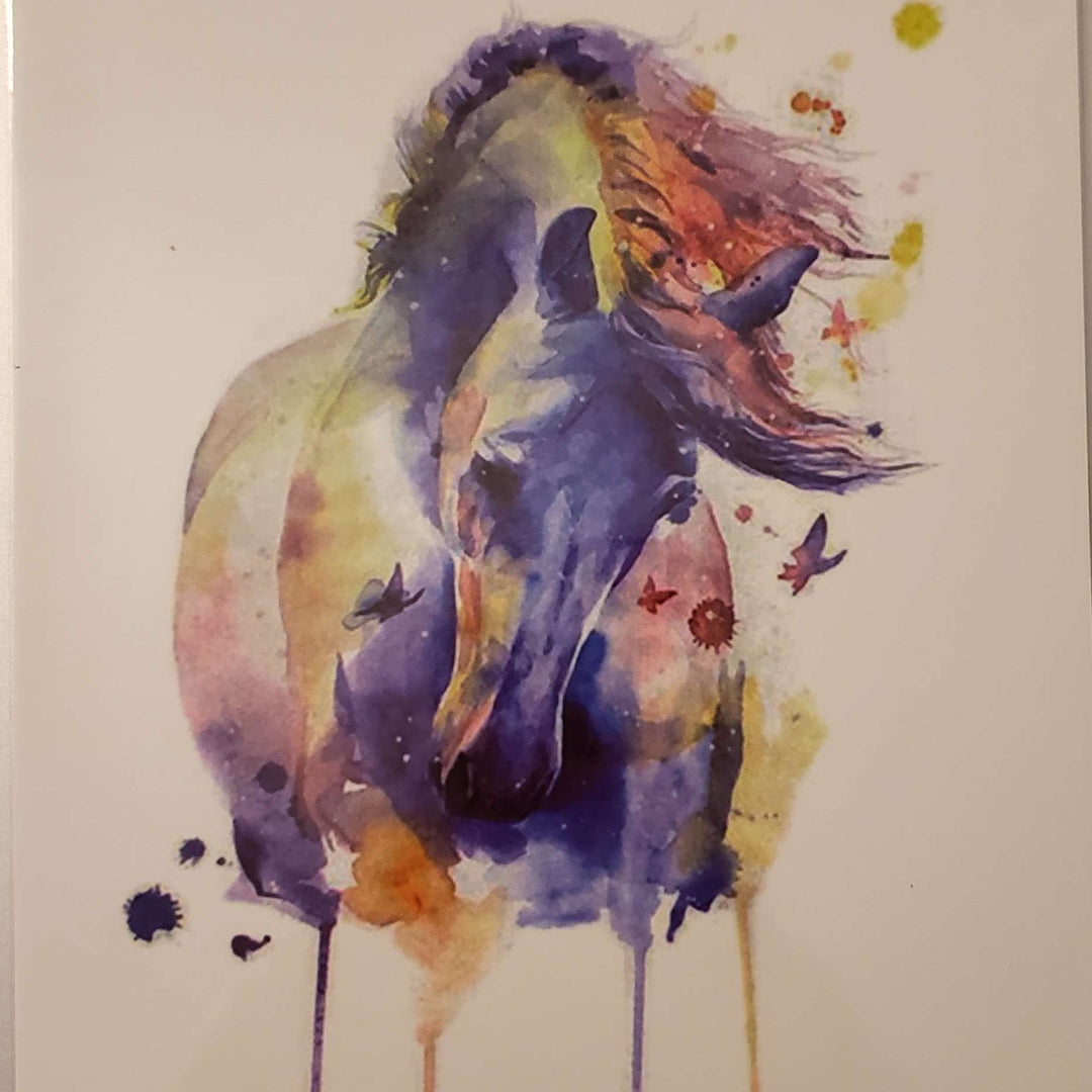 Painted Horse- 083 - 8"x 6" Temporary Tattoo