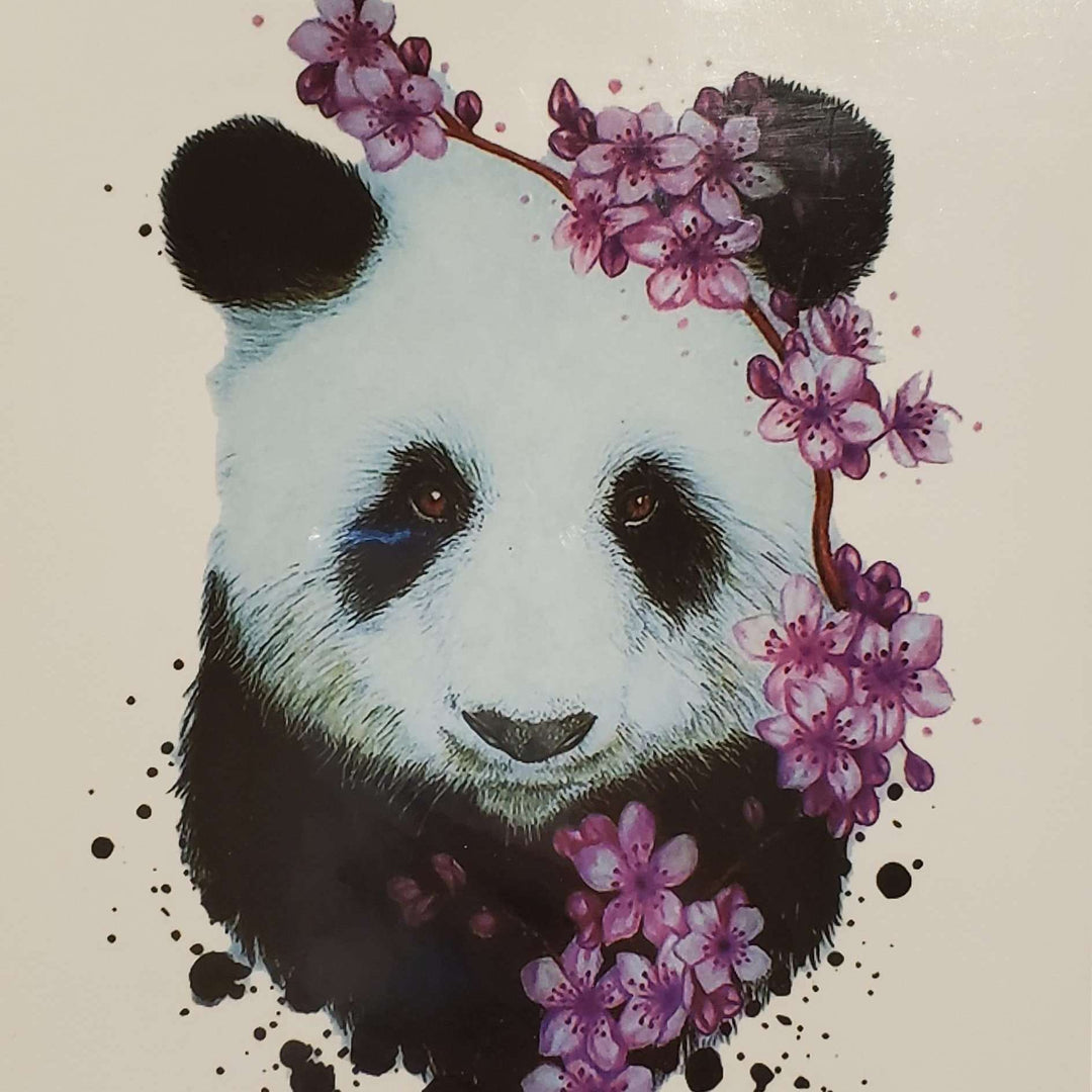 Panda - 161 - 8"x 6" Temporary Tattoo