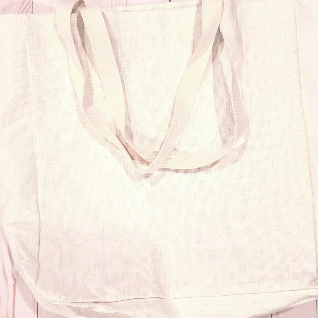 Heavy Linen Tote with Gusset