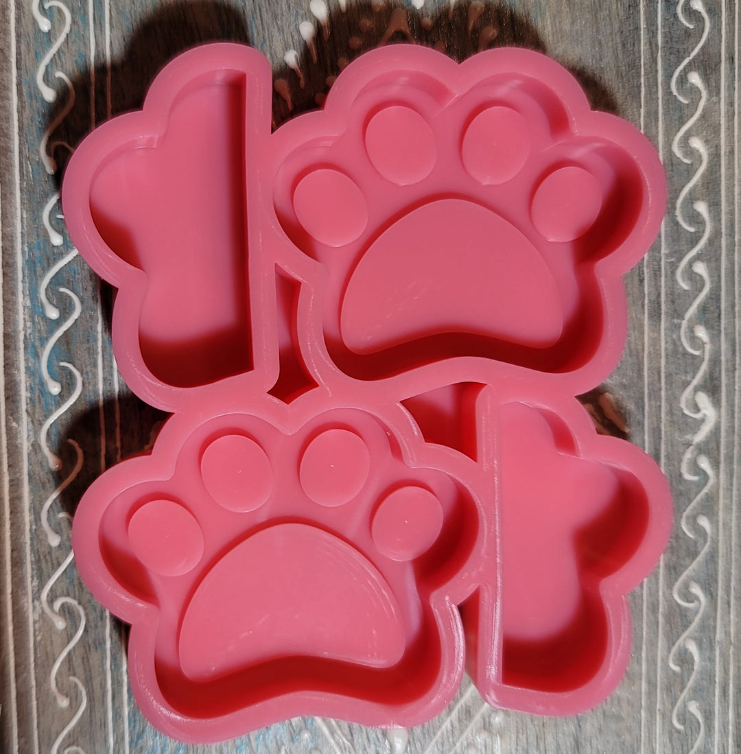 Paw Straw Topper Mold