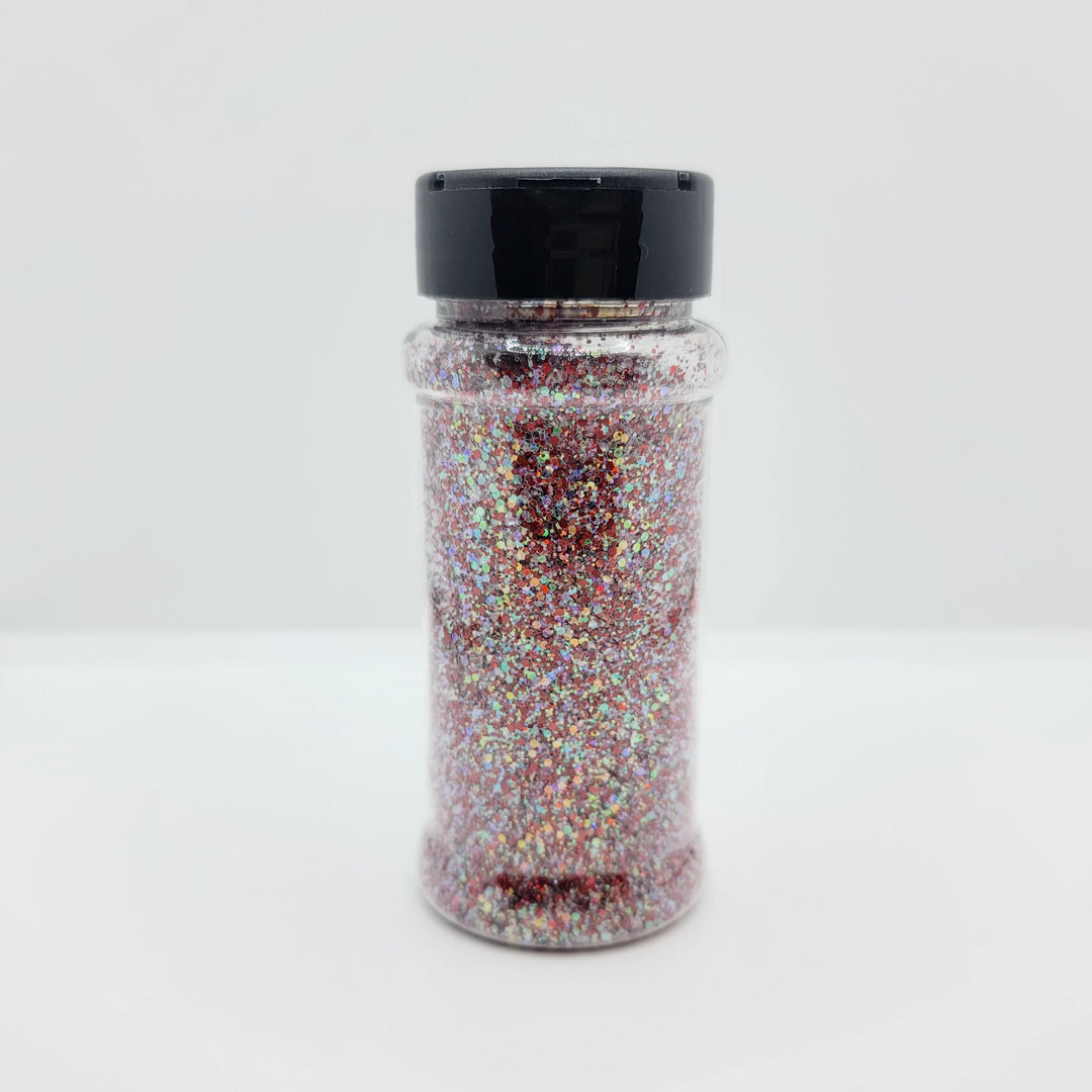 Candy Cane Lane Mix Glitters in a bottle