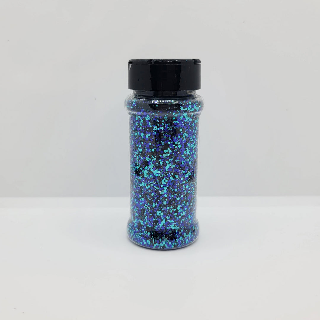 Blue-tiful Glitters in a bottle