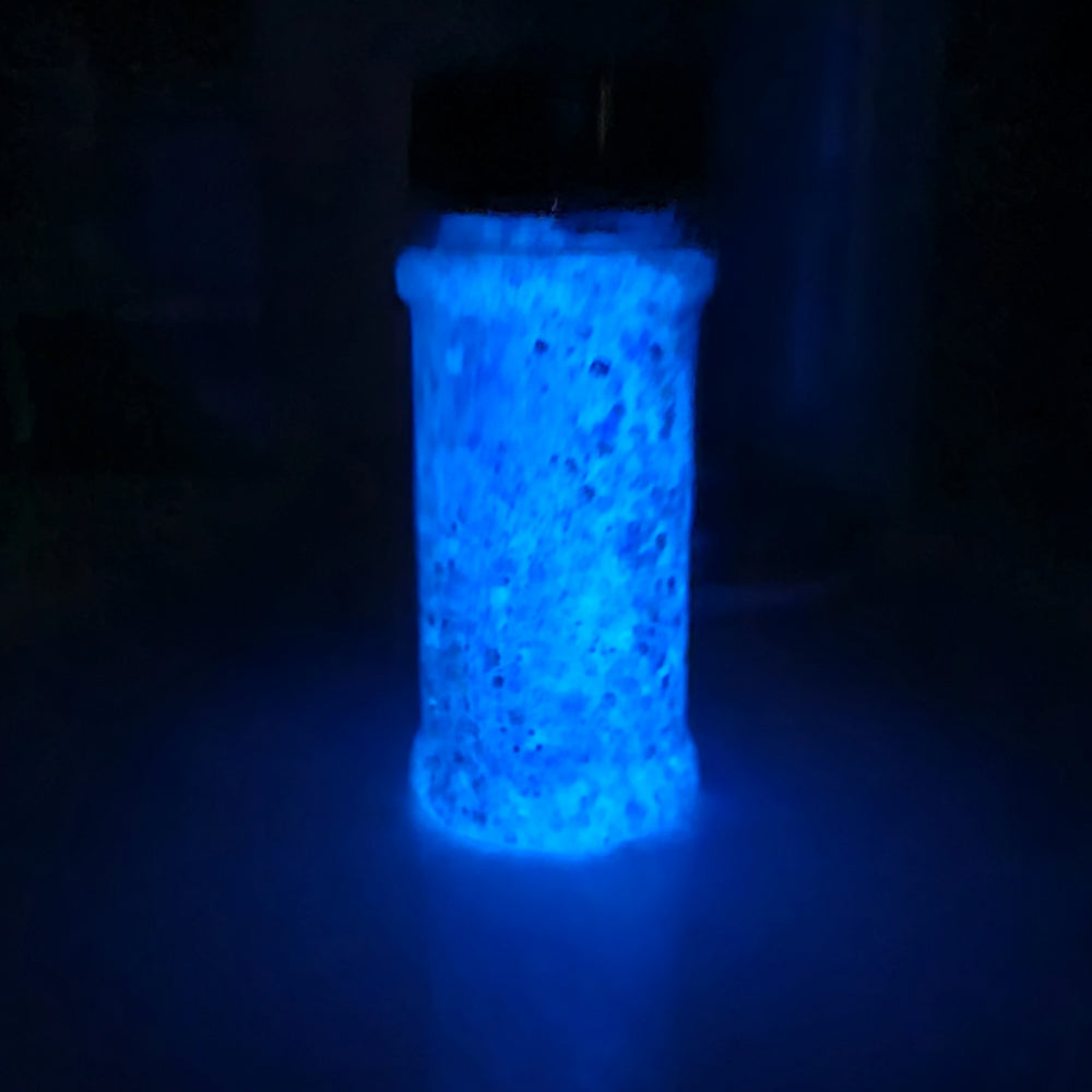 Purple Magic Glitters Glow in the dark (Glows Blue) in a bottle 