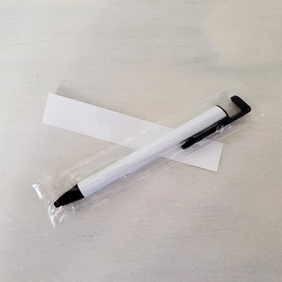 White sublimation pen/shrink wrap