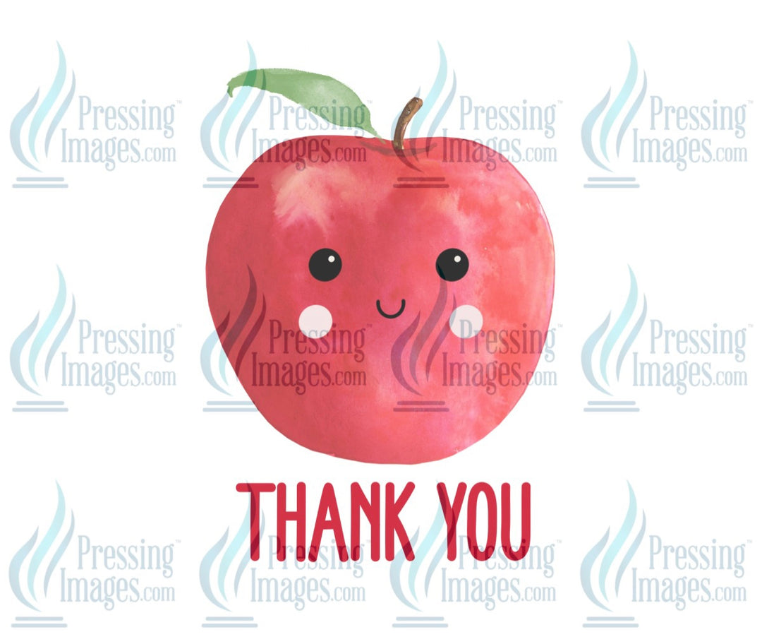 Decal: Apple thank You