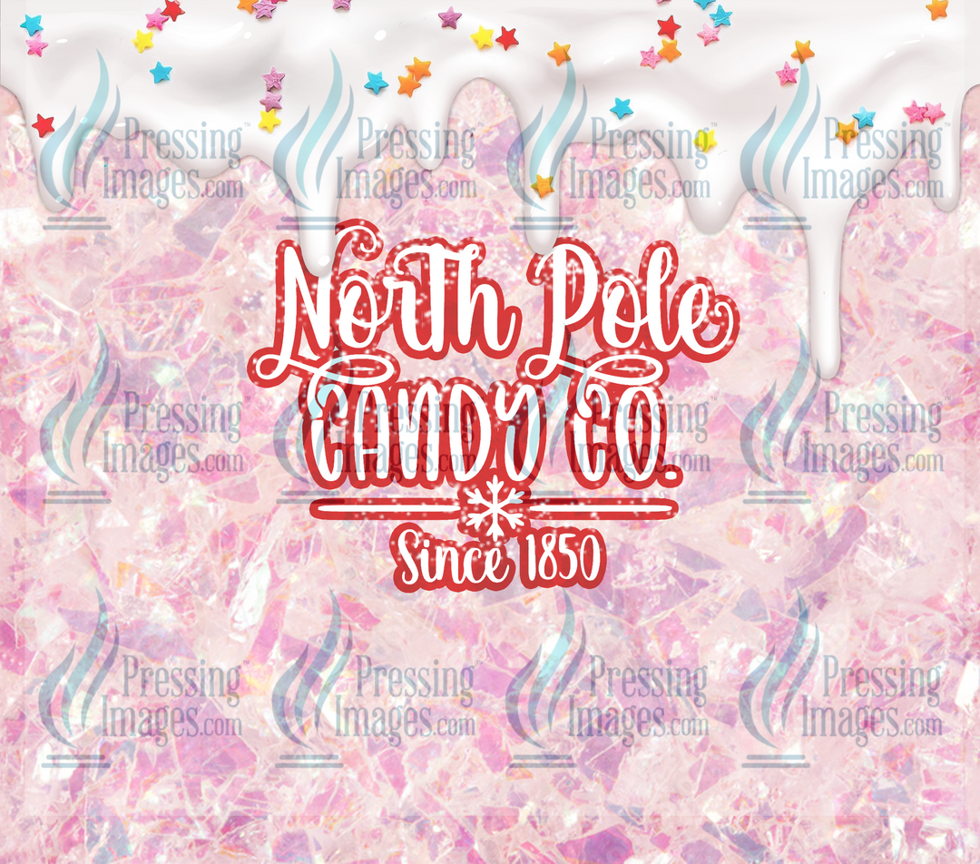 6380 North Pole Candy Co Tumbler Wrap