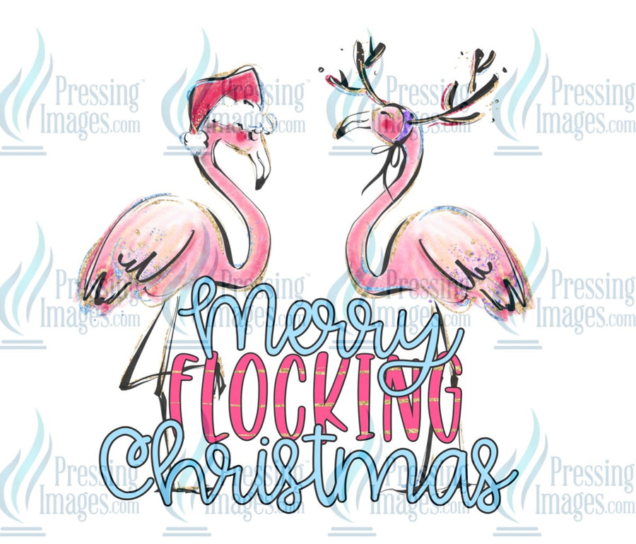 Decal: Merry flocking Christmas