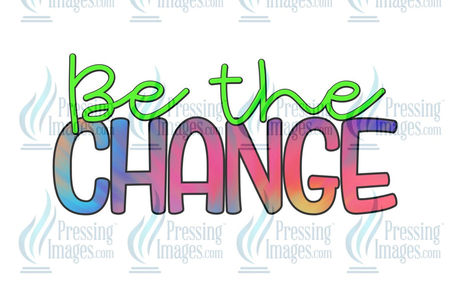 Decal: Be the change