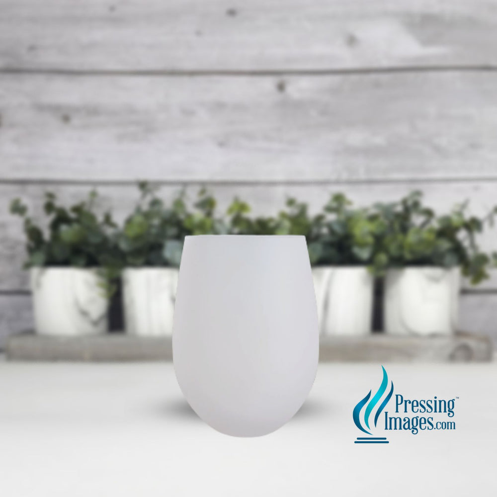 Sublimation | Frosted Wine Glass 17oz