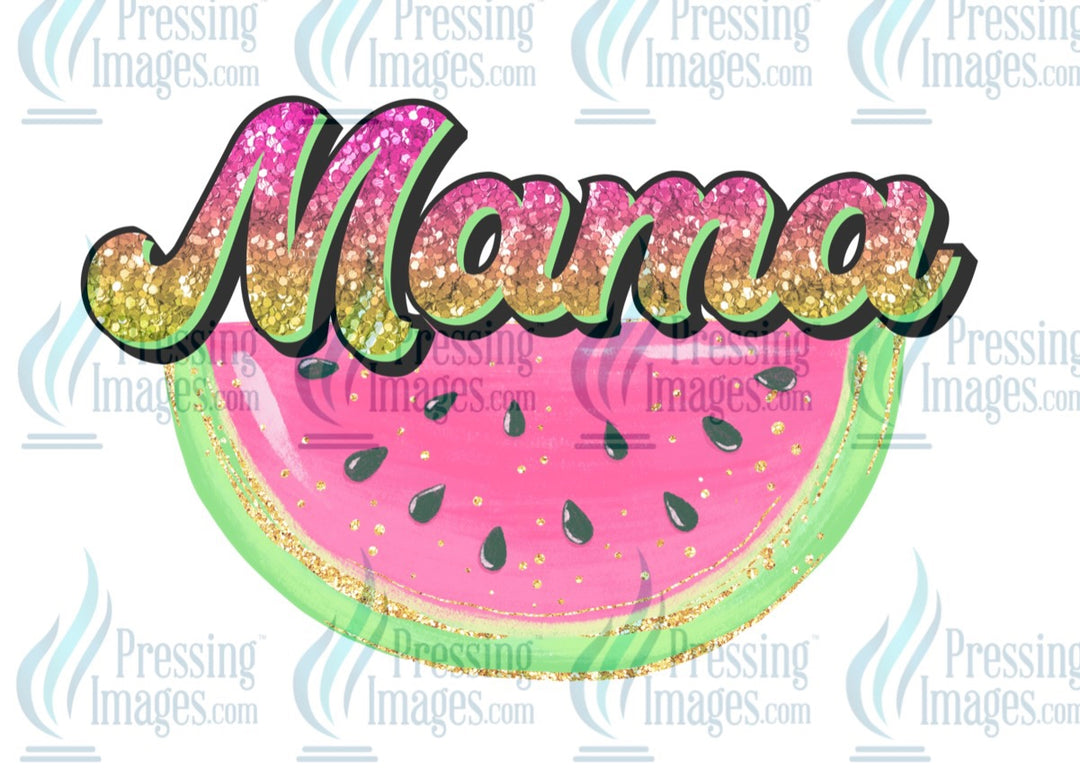 Decal: Mama watermelon
