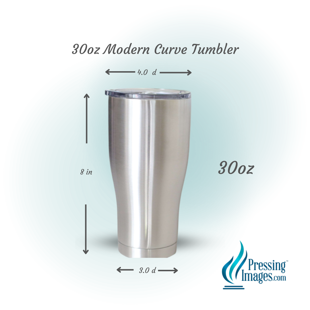 30oz Modern Curve Tumbler (copper lined) <p>- STRAW NOT INCLUDED