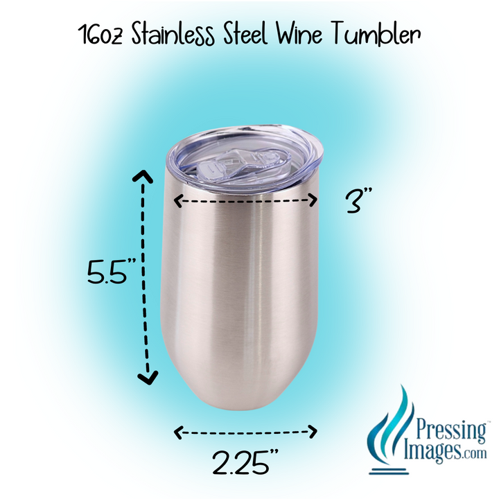 16oz Wine Tumbler Stainless - 220023