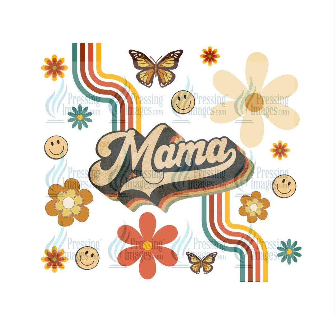 4412 Mama rainbow butterflies.