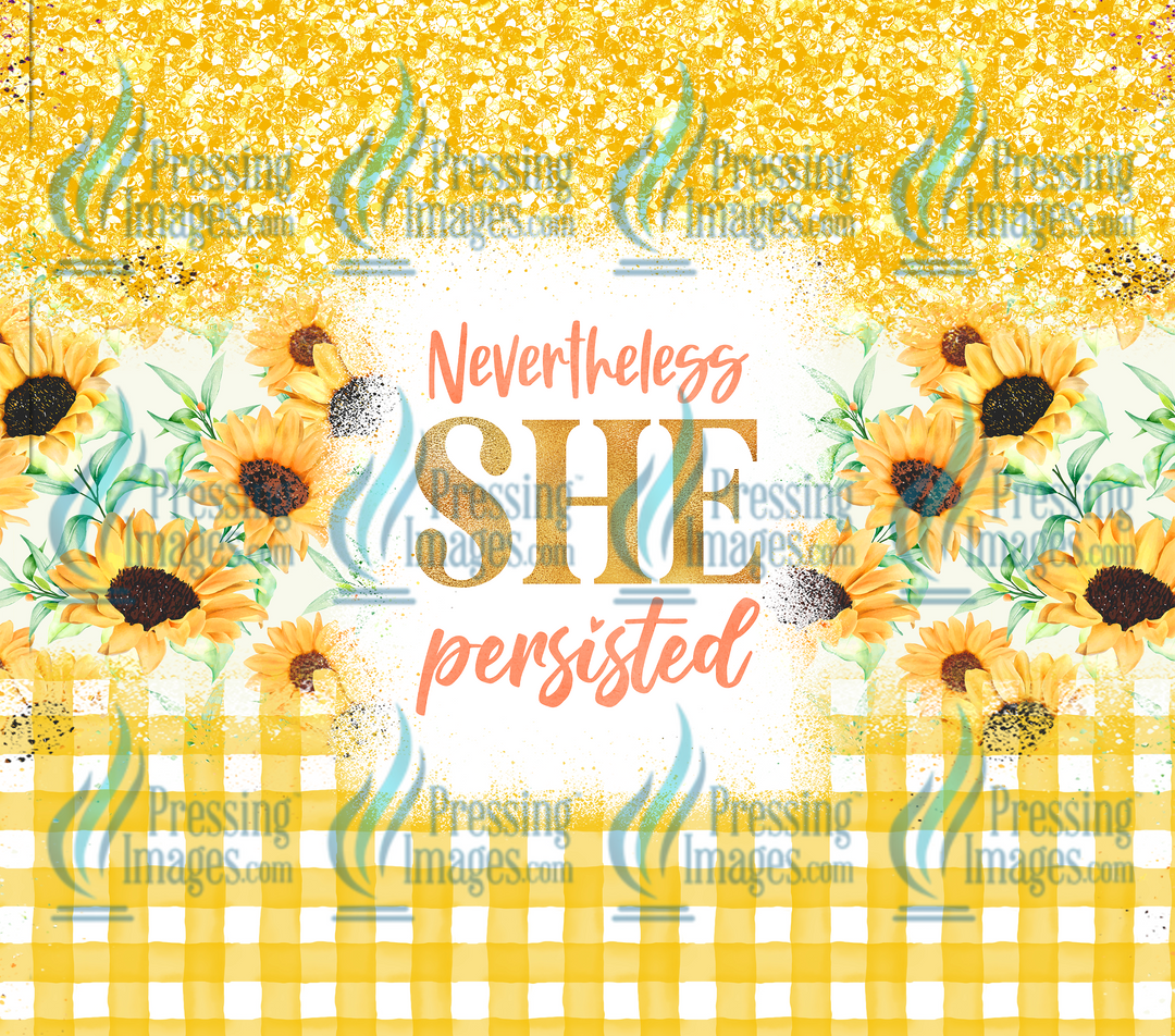 3039 Nevertheless She Persisted Tumbler Wrap