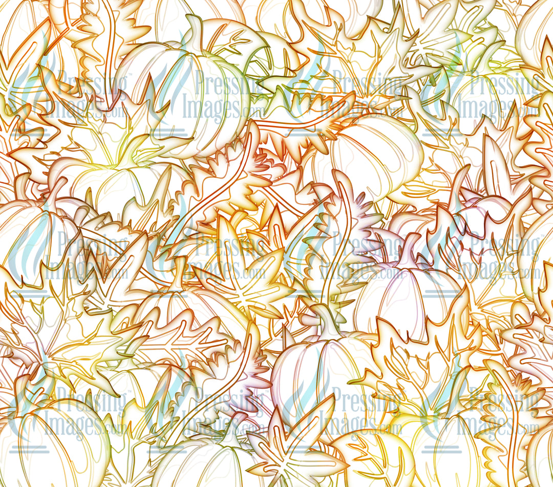 3096 Fall Drawing Tumbler Wrap