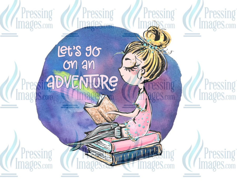 Decal: Let’s go on an adventure - blonde