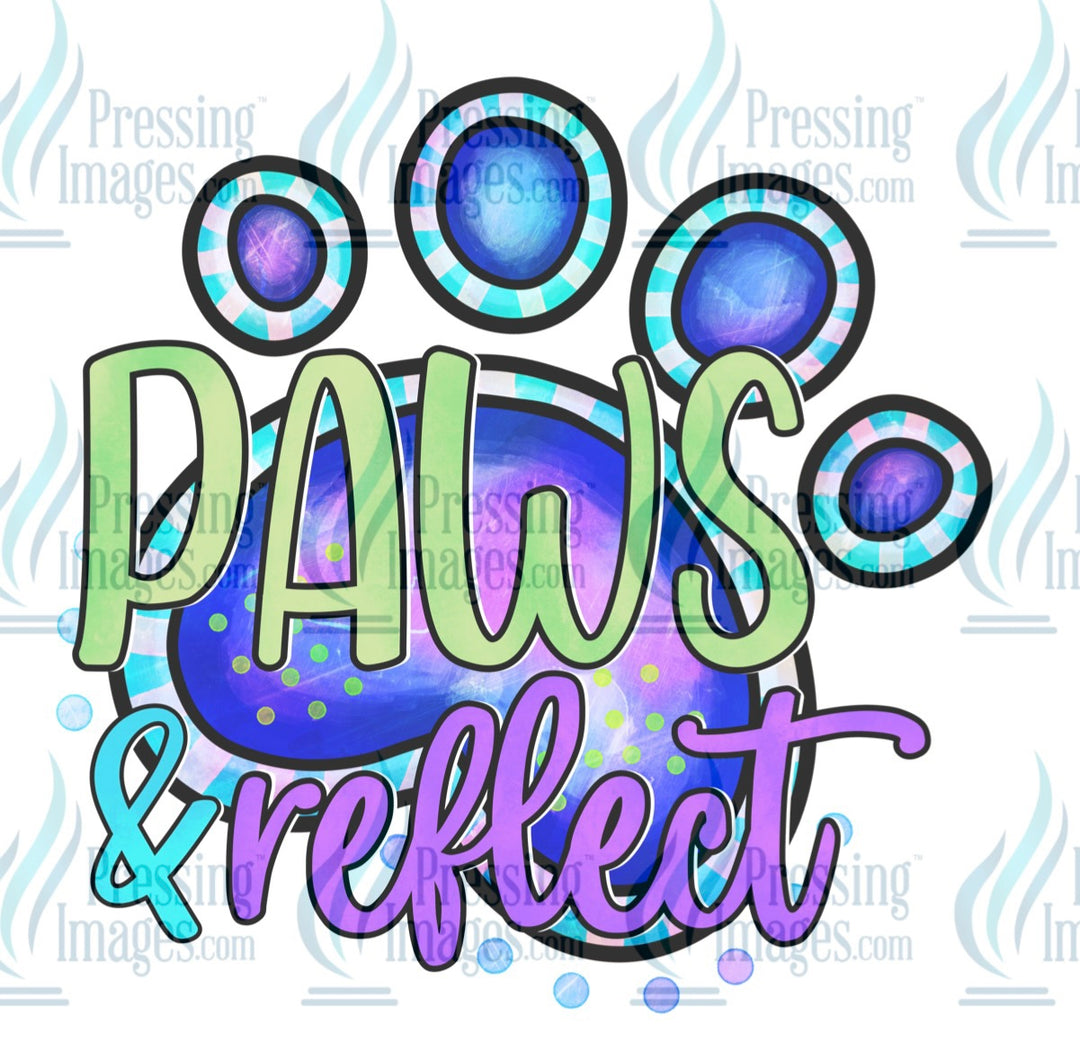 Decal: Paws and reflect