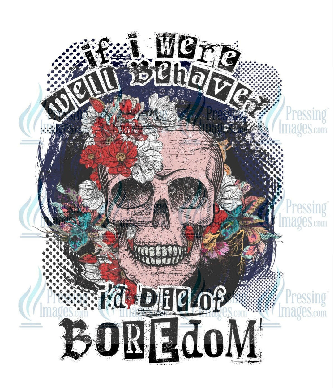 Decal 4124 If I were well behaved.