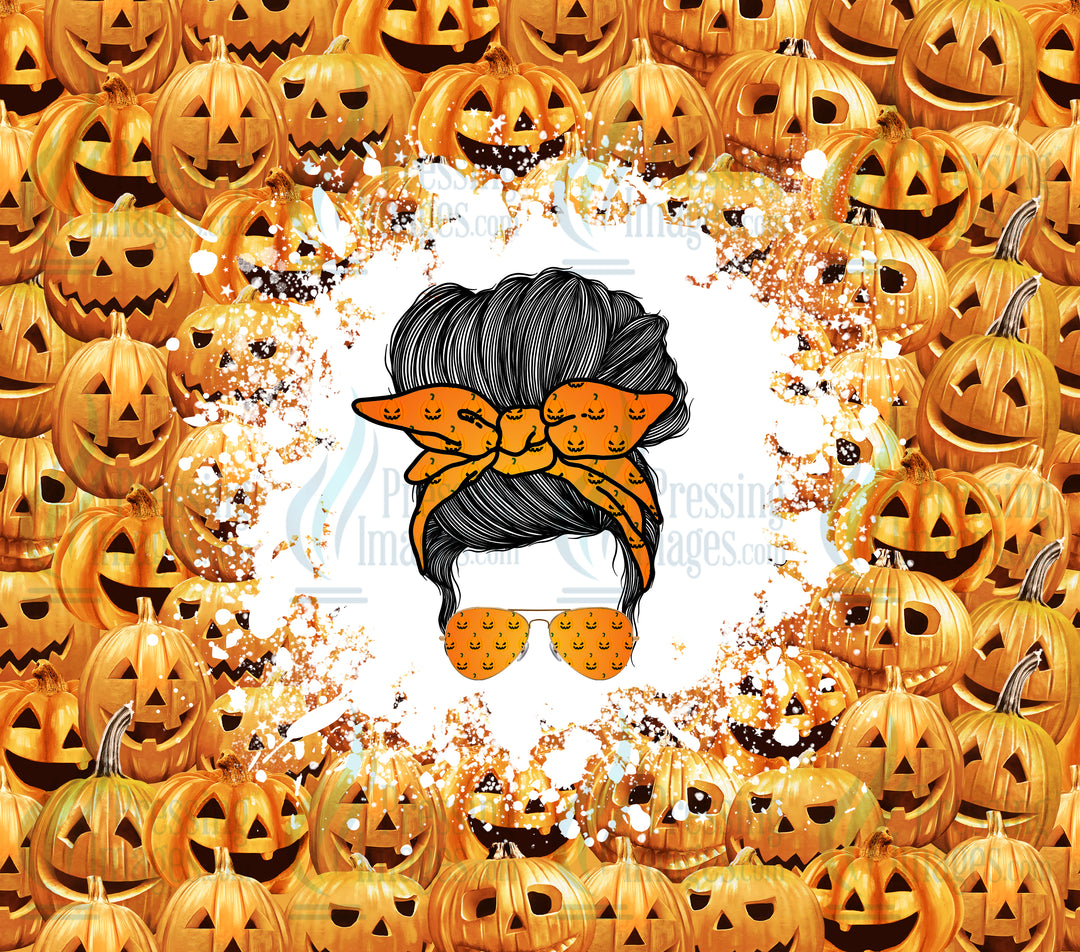 4014 Mom Pumpkin Tumbler Wrap