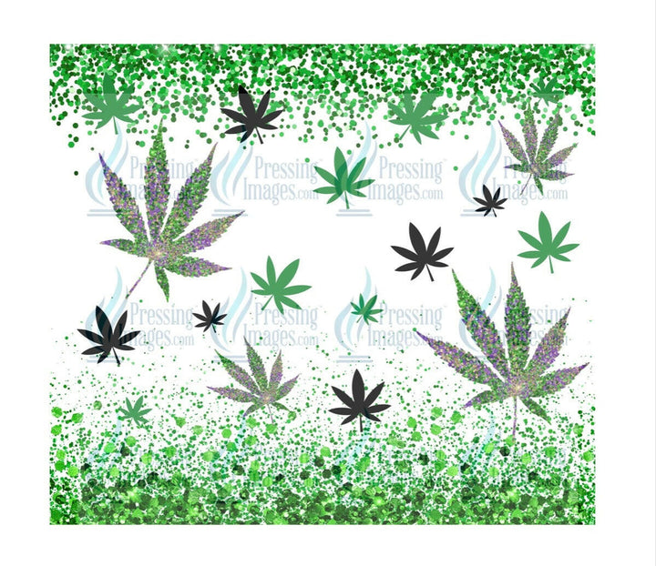 4596 glitter and leaf.