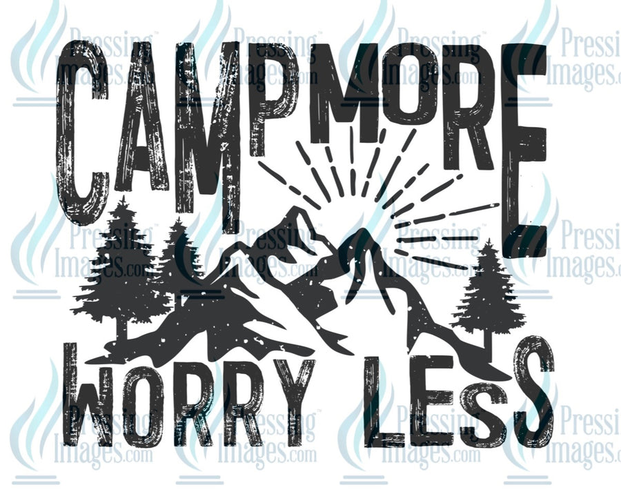 Decal: Camp more worry less