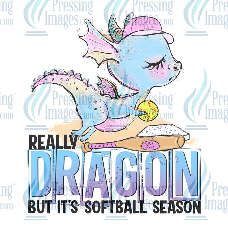 Decal: Dragon - but it’s softball season